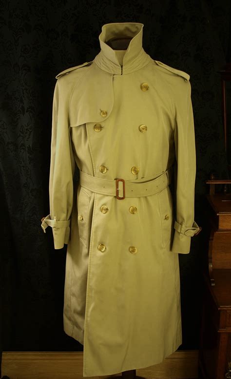 burberry trenchcoat herren second hand|authentic vintage Burberry trench coat.